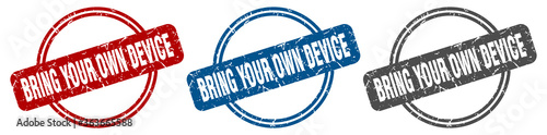 bring your own device stamp. bring your own device sign. bring your own device label set
