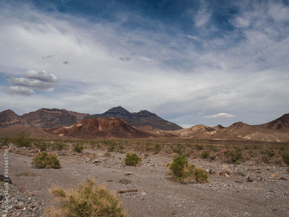 Spring landscape of Death Valley