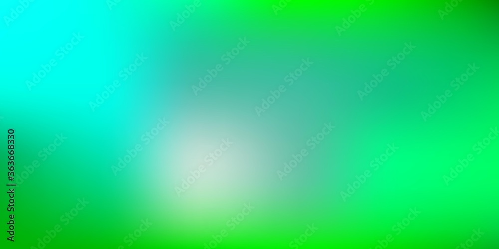 Light Green vector gradient blur layout. Light Green vector gradient blur layout.