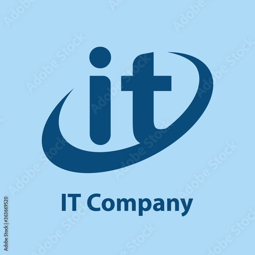 Vector logo of an it company, system integrations