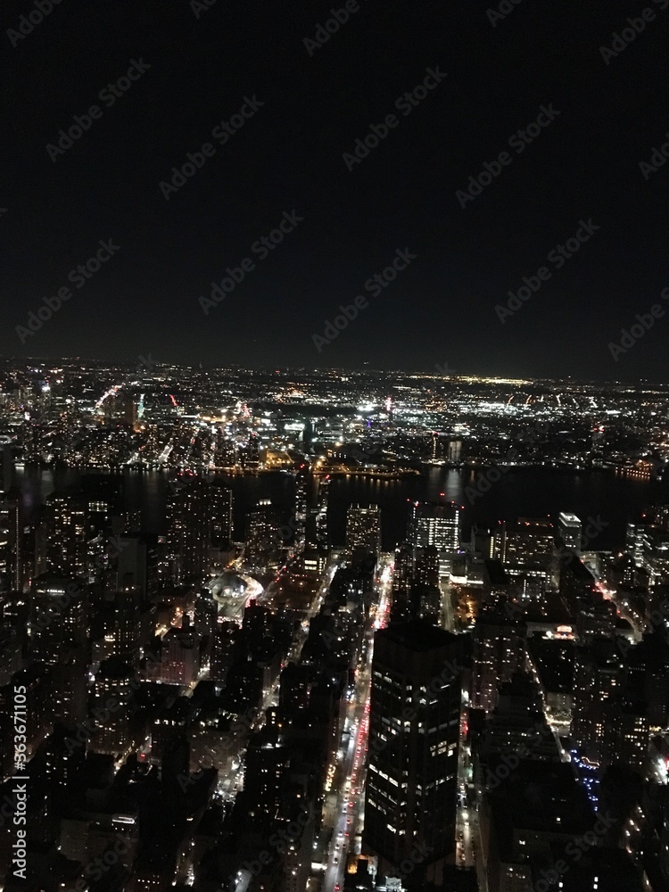 Obraz premium new york city at night