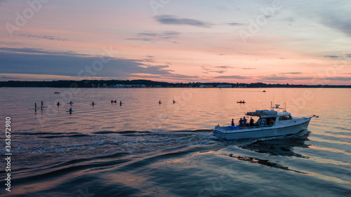 Sunrise fishing trip