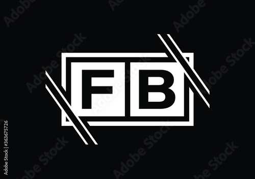 F B Initial Letter Logo design, Graphic Alphabet Symbol for Corporate Business Identity