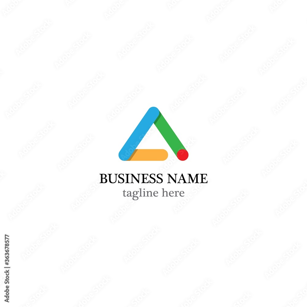 A Letter logo business template A Letter logo business template