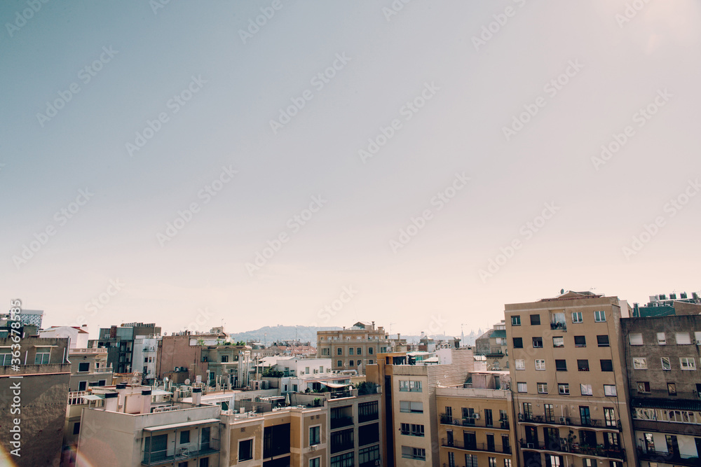 Fototapeta premium Barcelona Skyline