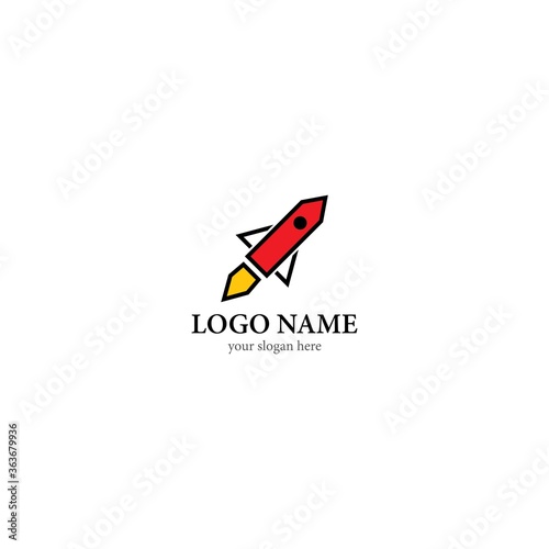 Rocket logo template