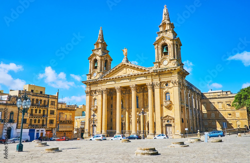The Parish Church of Floriana, Malta photo