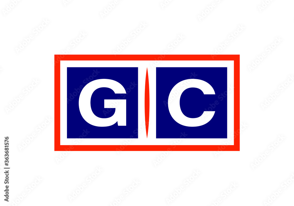 G C Initial Letter Logo design, Graphic Alphabet Symbol for Corporate Business Identity G C Initial Letter Logo design, Graphic Alphabet Symbol for Corporate Business Identity
