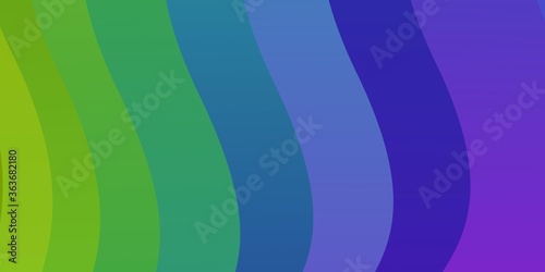 Light Multicolor vector background with curved lines. Abstract illustration with bandy gradient lines. Pattern for commercials, ads.