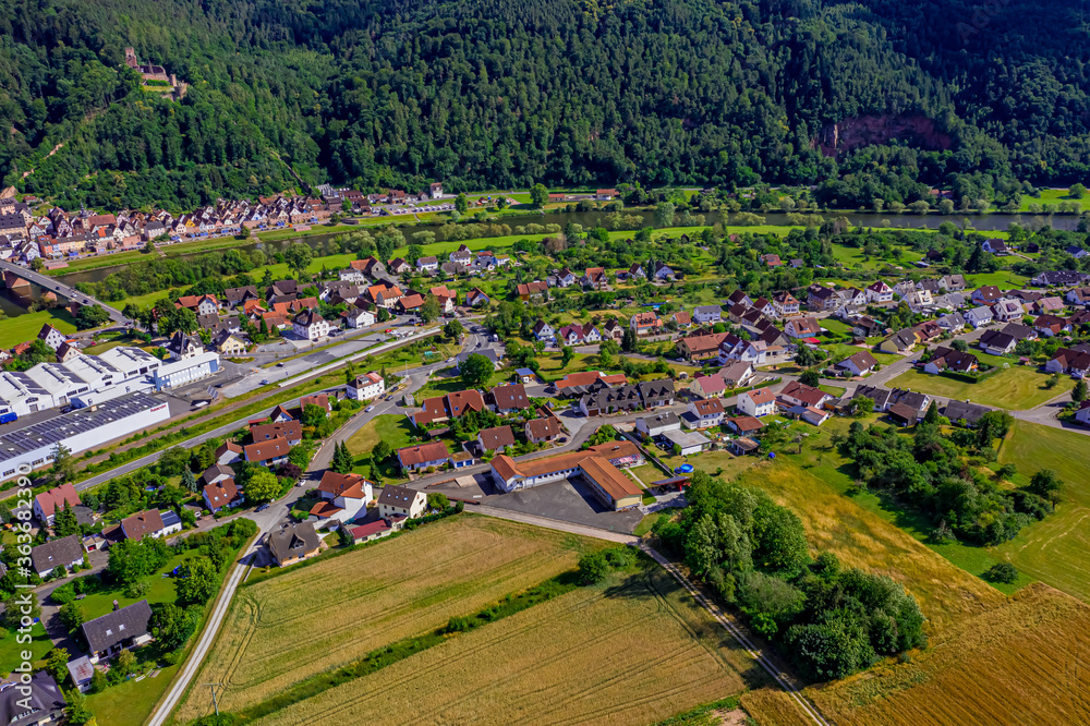 Kirschfurt aus der Luft | Das Dorf Kirschfurt von oben