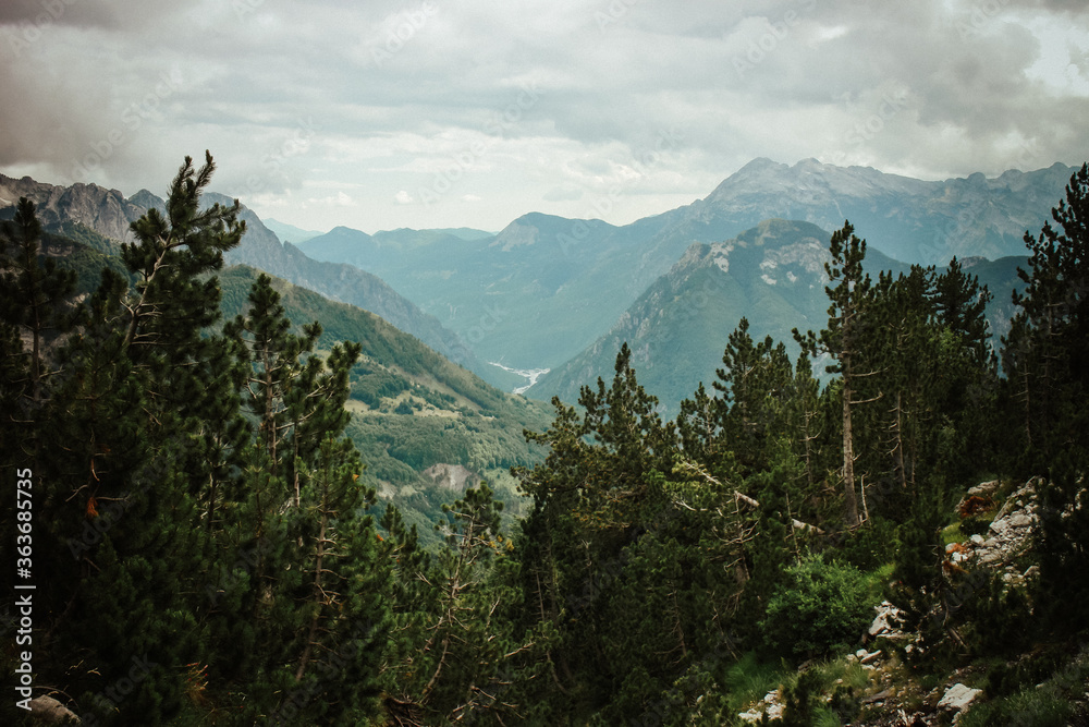 Fototapeta premium Mountains in Albania Europe