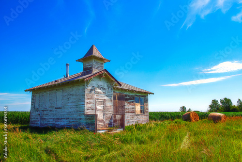 Abandon Wooden Schoolhouse