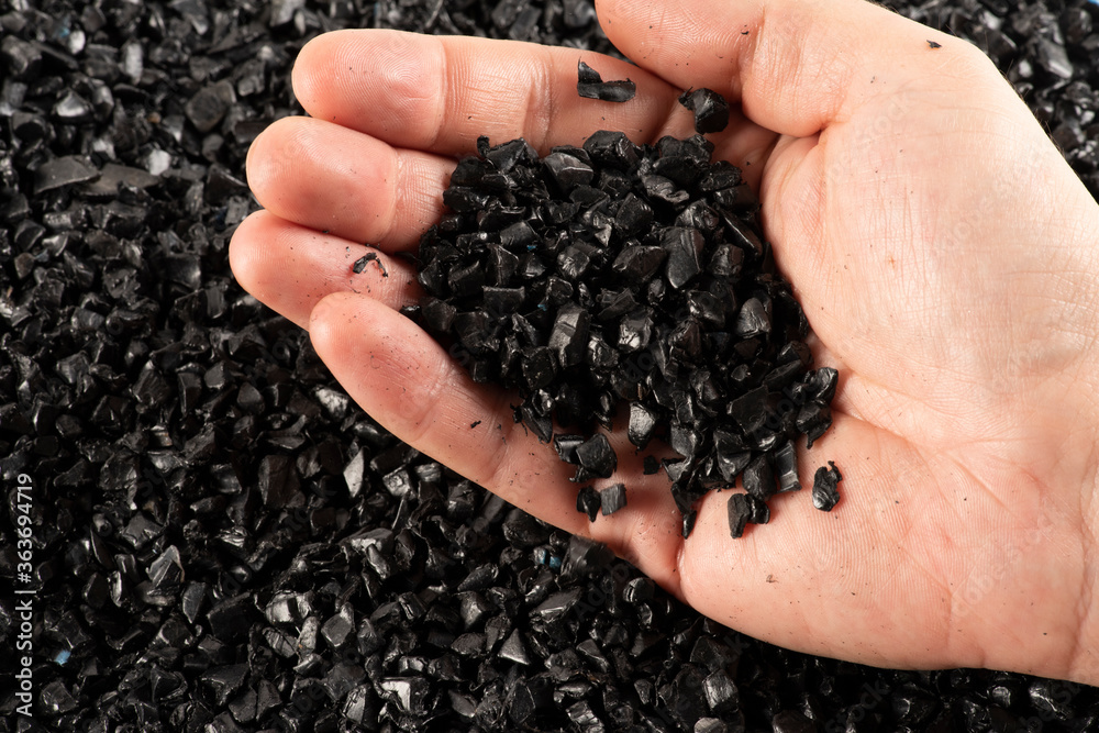 Granuli plastica riciclata
