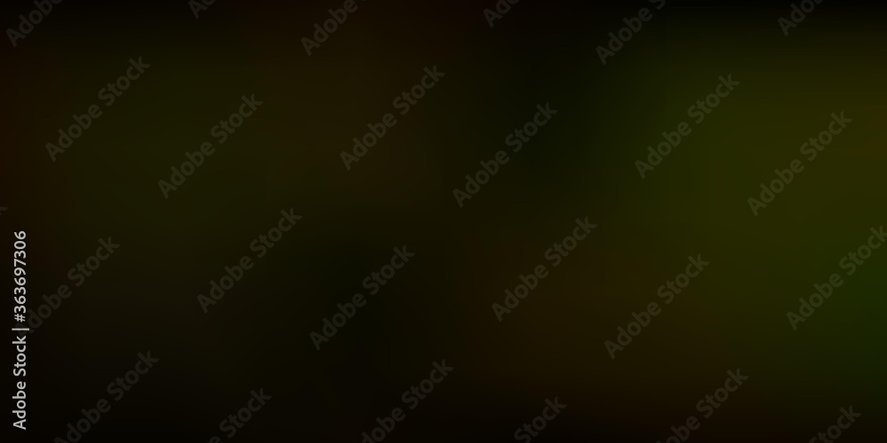 Dark Green, Yellow vector blur background. Dark Green, Yellow vector blur background.