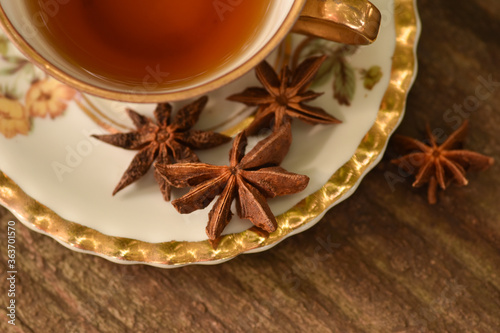 cup of tea with spices