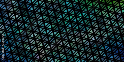 Light Blue, Green vector backdrop with lines, triangles.