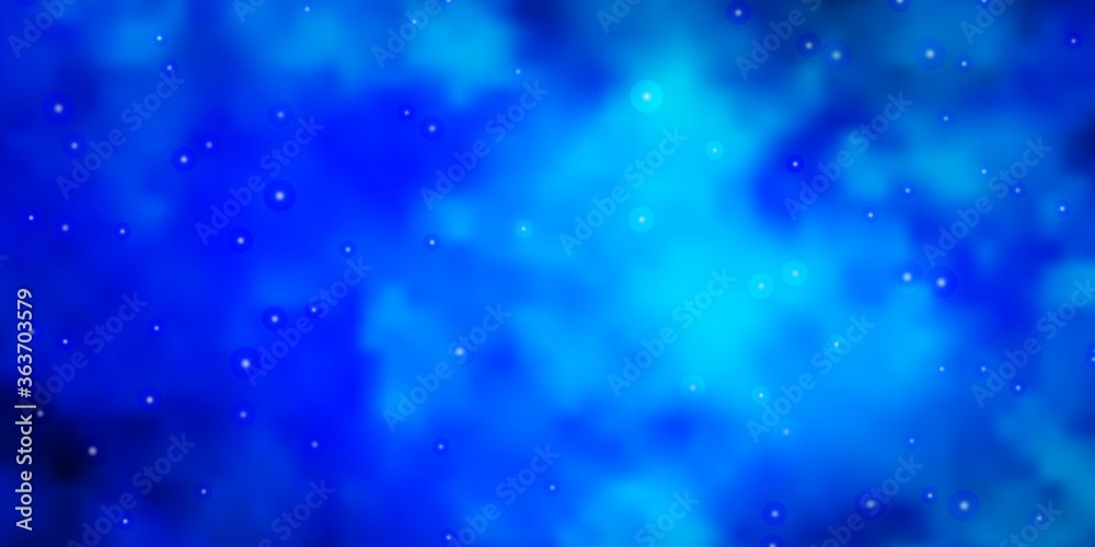Light BLUE vector background with small and big stars. Modern geometric abstract illustration with stars. Pattern for new year ad, booklets. Light BLUE vector background with small and big stars. Modern geometric abstract illustration with stars. Pattern for new year ad, booklets.
