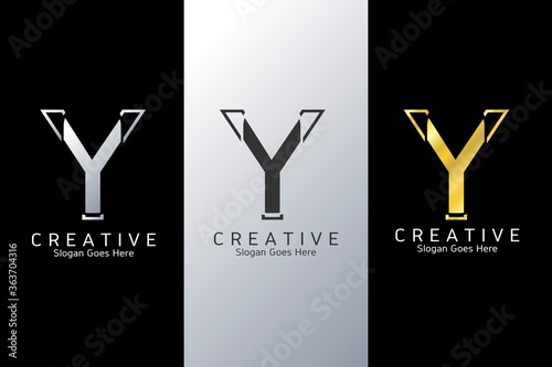 Modern Clean Logo Letter Y Vector Design for Brand Identity