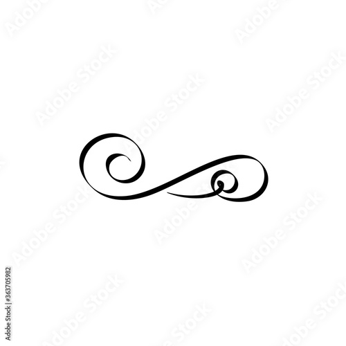 Calligraphic design element