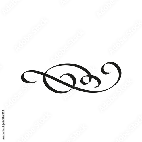 Calligraphic design element