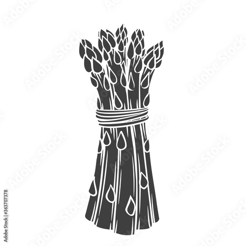 Asparagus glyph icon