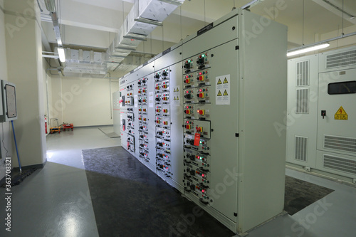 Diesel Generators and electrical switch rooms in the industry manufacturing unit