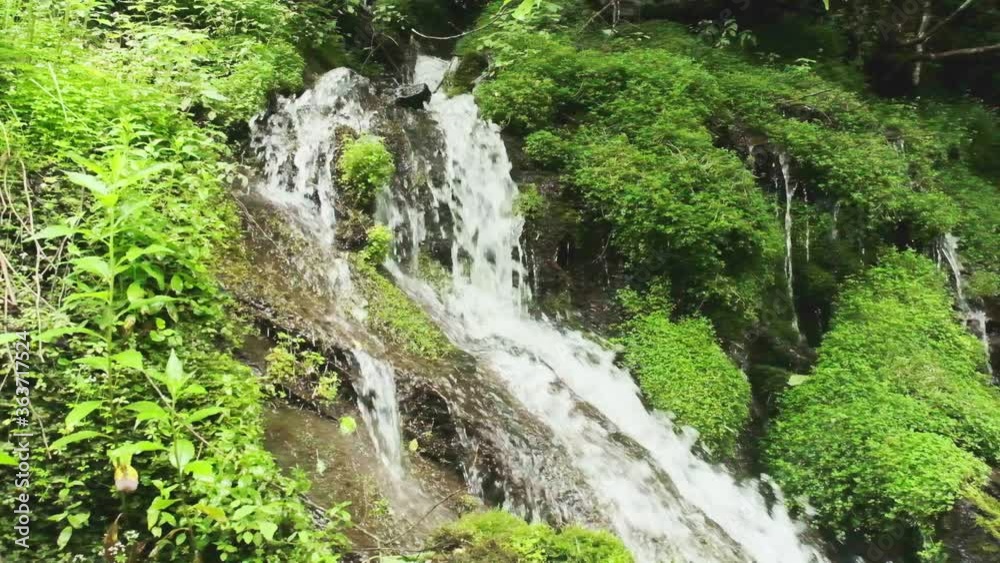 岩清水 スローモーション映像 岩清水 スローモーション映像