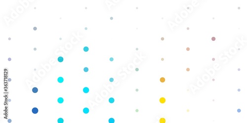 Light blue  yellow vector texture with disks.