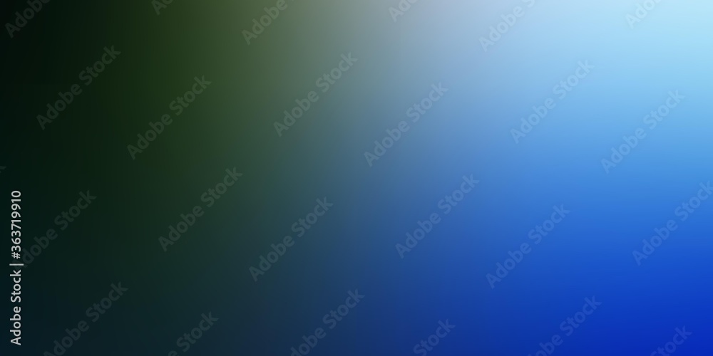Dark Blue, Green vector colorful abstract texture. Brand new colorful illustration in blur style. Background for ui designers.