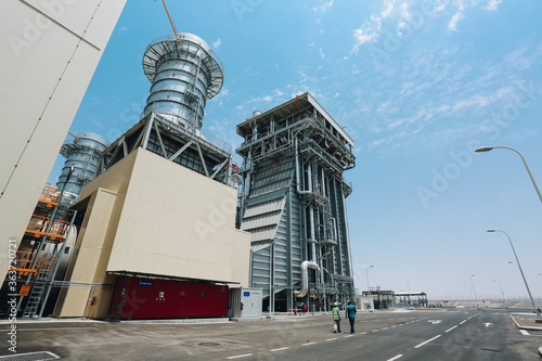 HRSG heat generators-in power plant photo