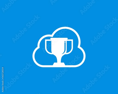 Cloud with trophy inside