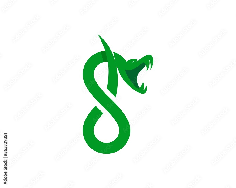 Green snake and infinity Green snake and infinity