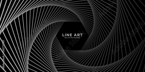 background design template, black and white line art background design 