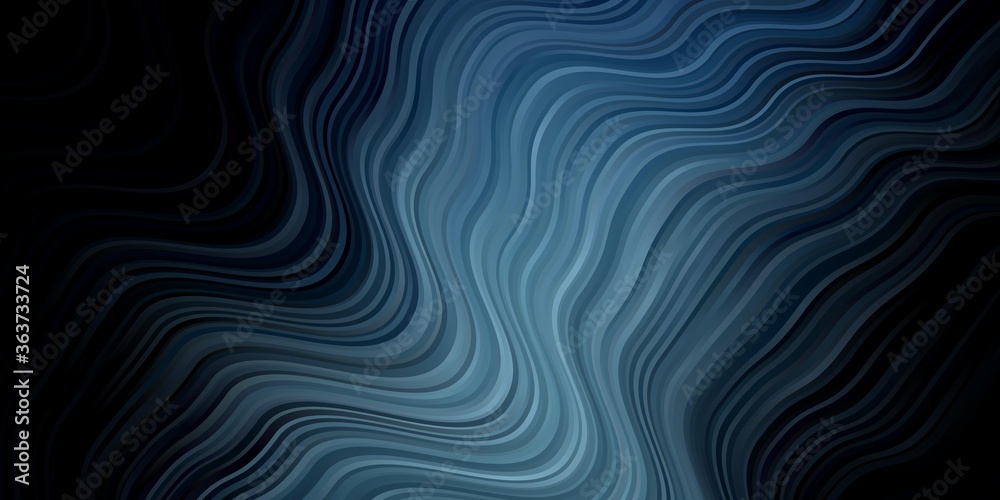 Dark BLUE vector background with wry lines. Illustration in abstract style with gradient curved. Pattern for websites, landing pages. Dark BLUE vector background with wry lines. Illustration in abstract style with gradient curved. Pattern for websites, landing pages.