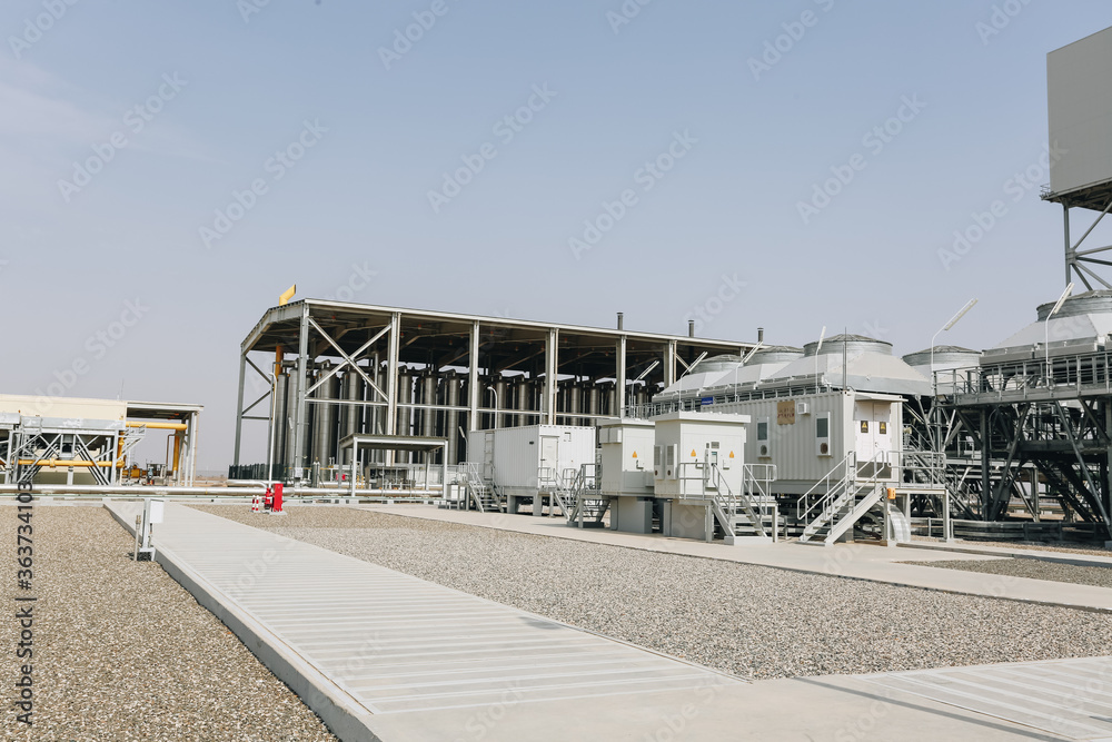 Diesel Generators and electrical switch rooms in the industry manufacturing unit