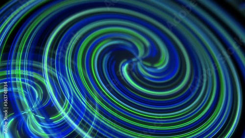 Animation of vortex of luminous lines