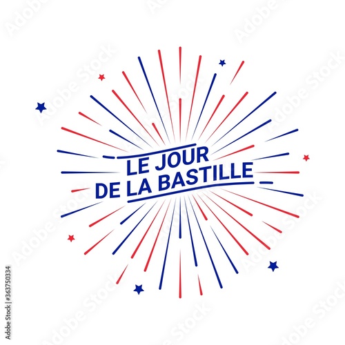 Bastille Day Background. Translate : Bastille Day.