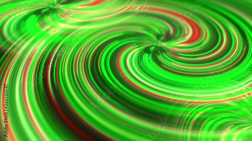 Animation of vortex of luminous lines