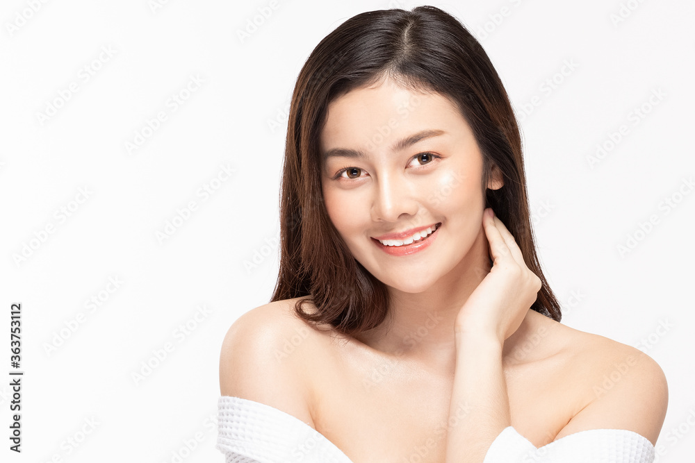 Beauty asian women portrait face with skin care healthy and skin. Beauty asian women portrait face with skin care healthy and skin.