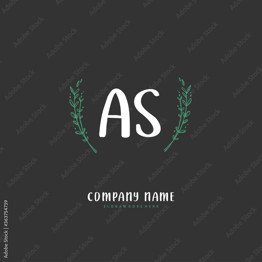 A S AS Initial handwriting and signature logo design with circle. Beautiful design handwritten logo for fashion, team, wedding, luxury logo. A S AS Initial handwriting and signature logo design with circle. Beautiful design handwritten logo for fashion, team, wedding, luxury logo.