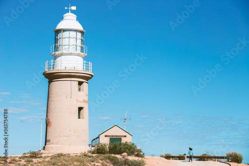 Vlamingh Head Lighthouse in Exmouth  Australia.