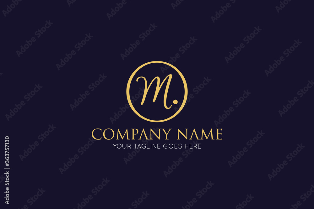 initial letter m luxury logo, icon, symbol vector illustration design template initial letter m luxury logo, icon, symbol vector illustration design template