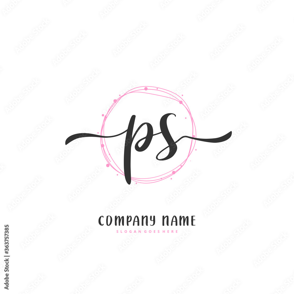 P S PS Initial handwriting and signature logo design with circle. Beautiful design handwritten logo for fashion, team, wedding, luxury logo. P S PS Initial handwriting and signature logo design with circle. Beautiful design handwritten logo for fashion, team, wedding, luxury logo.