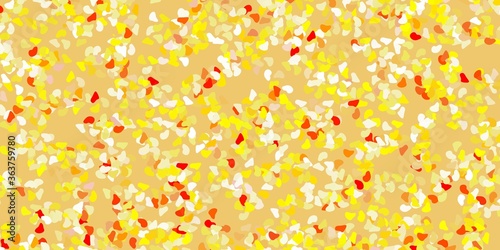 Light orange vector backdrop with chaotic shapes.