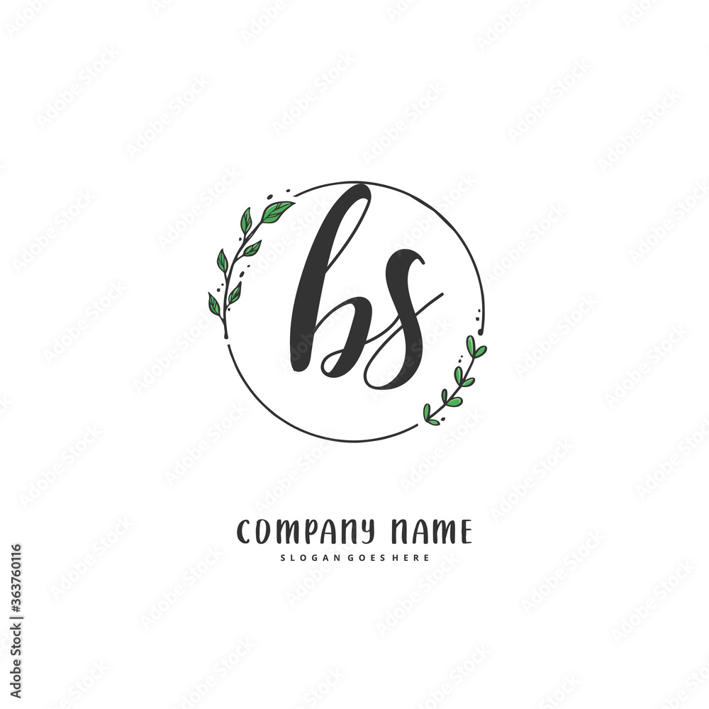B S BS Initial handwriting and signature logo design with circle. Beautiful design handwritten logo for fashion, team, wedding, luxury logo. B S BS Initial handwriting and signature logo design with circle. Beautiful design handwritten logo for fashion, team, wedding, luxury logo.