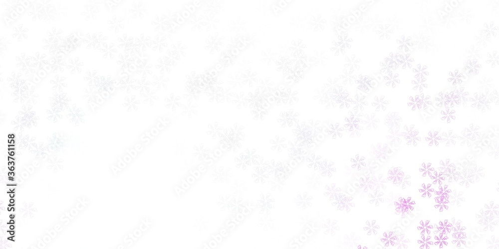 Light purple vector abstract template with leaves. Light purple vector abstract template with leaves.