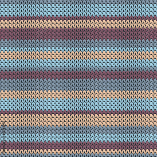 Trendy horizontal stripes knit texture geometric 
