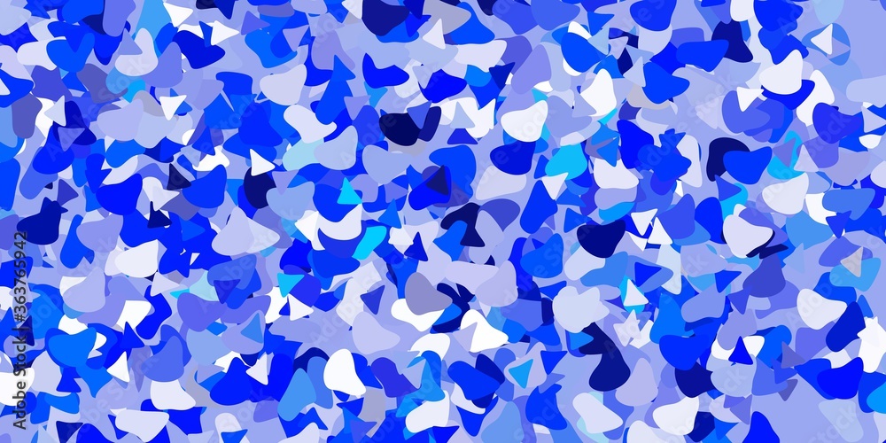 Light blue vector template with abstract forms. Light blue vector template with abstract forms.