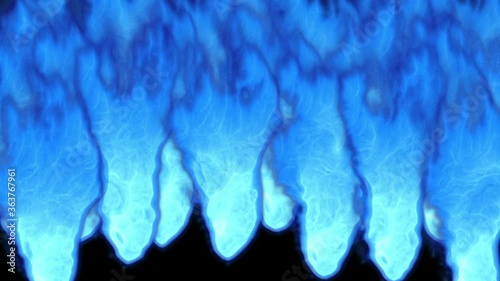 Flock of Blue flames
