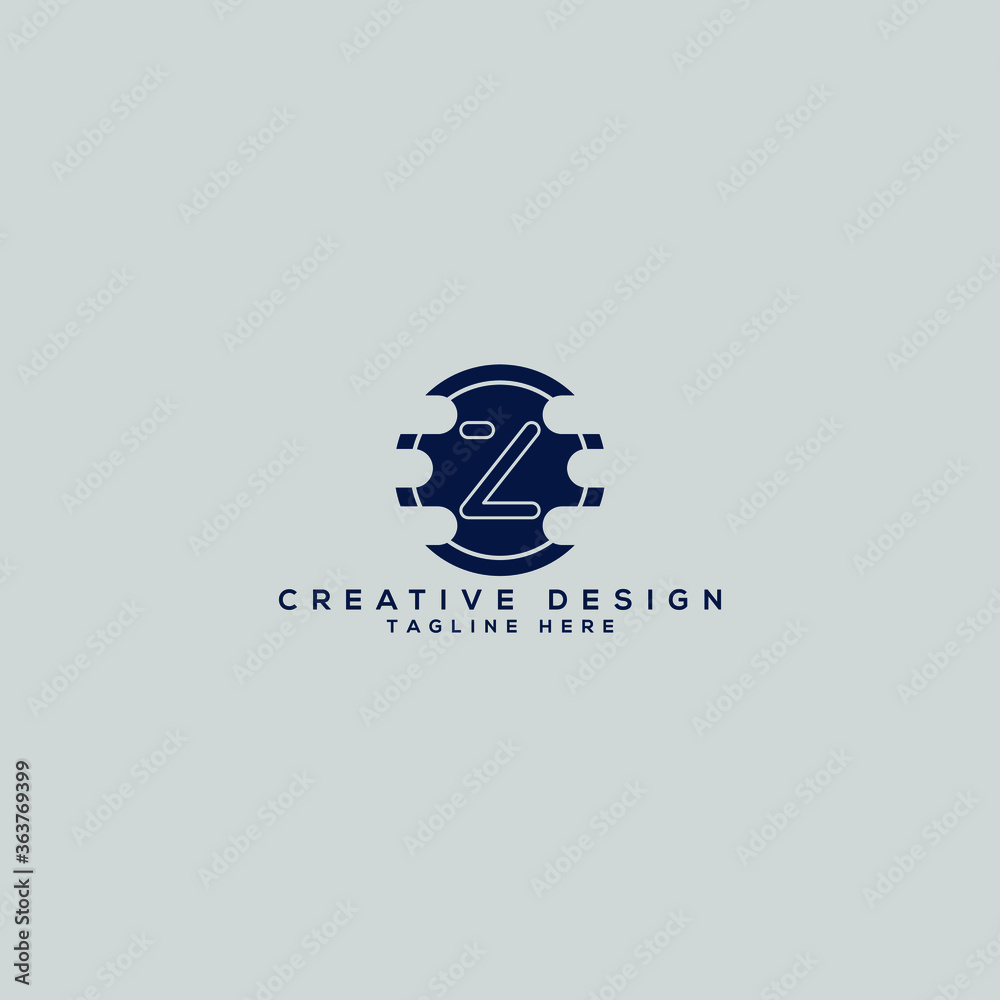 Fototapeta premium Creative letter Z security logo, and app Z logo.